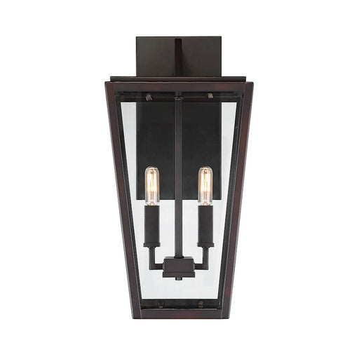 Savoy House Milton 2-Light Outdoor Wall Lantern, English Bronze - 5-548-13