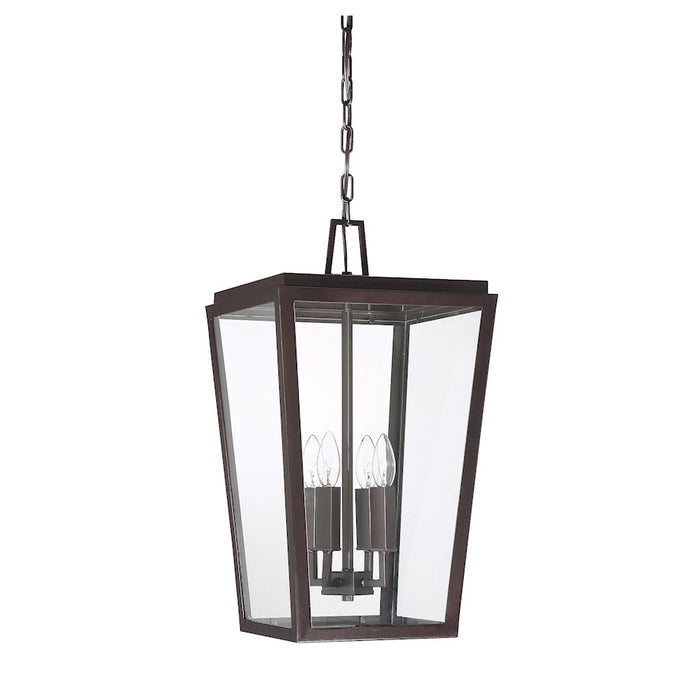 Savoy House Milton 4-Light Outdoor Hanging Lantern, English Bronze