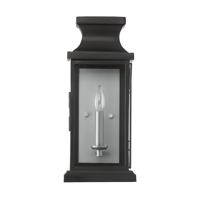 Savoy House Brooke 1-Light Outdoor Wall Lantern, Matte Black