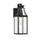 Savoy House Emery 1Lt 16" Outdoor Wall Lantern, Black/Clear Beveled - 5-605-BK