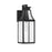 Savoy House Emery 1Lt 16" Outdoor Wall Lantern, Black/Clear Beveled