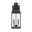Savoy House Emery 2Lt Outdoor Wall Lantern, Matte Black/Clear Beveled