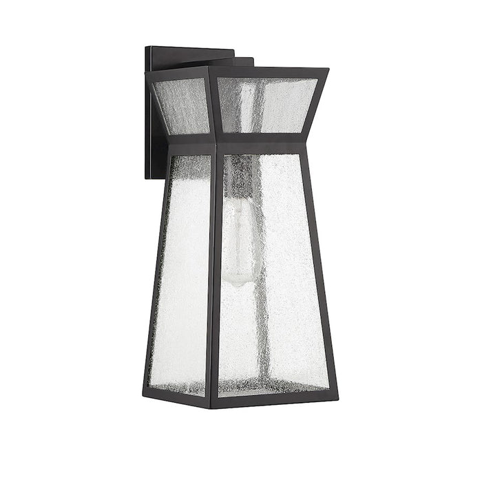 Savoy House Millford 1-Light 19" Outdoor Wall Lantern, Matte Black