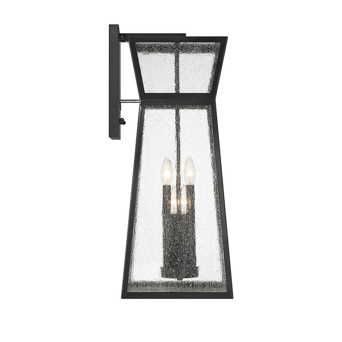 Savoy House Millford 4-Light Outdoor Wall Lantern, Matte Black