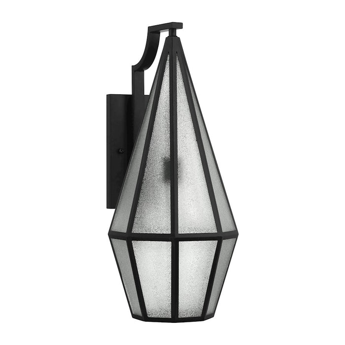 Savoy House Peninsula 1 Light 24" Outdoor Wall Lantern, Black/Art