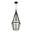 Savoy House Peninsula 1 Light Outdoor Hanging Lantern, Black/Art