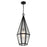 Savoy House Peninsula 1 Light Outdoor Hanging Lantern, Black/Art