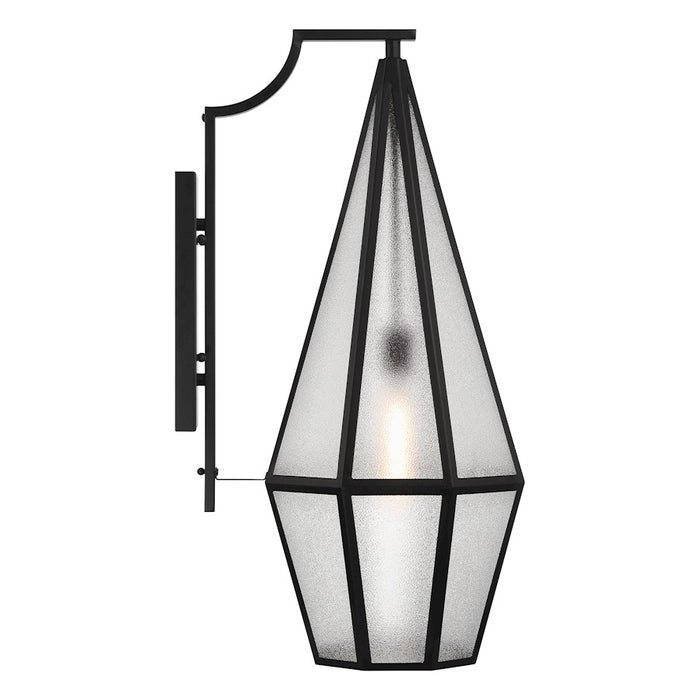 Savoy House Peninsula 1 Light 30" Outdoor Wall Lantern, Black/Art