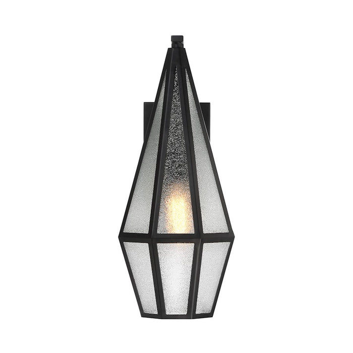 Savoy House Peninsula 1-Light 18" Outdoor Wall Lantern, Matte Black