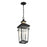 Savoy House Kingsley 2Lt Outdoor Hanging Lantern, Black/Brass
