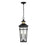 Savoy House Kingsley 2Lt Outdoor Hanging Lantern, Black/Brass