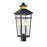 Savoy House Kingsley 2Lt Outdoor Post Lantern, Black/Brass - 5-718-143