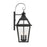 Savoy House Jackson 3Lt Outdoor Wall Lantern, Black/Gold Highlights