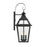 Savoy House Jackson 3 Light Outdoor Sconce, Black/Gold Highlighted