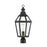 Savoy House Jackson 1Lt Outdoor Post Lantern, Black/Gold Highlights - 5-724-153