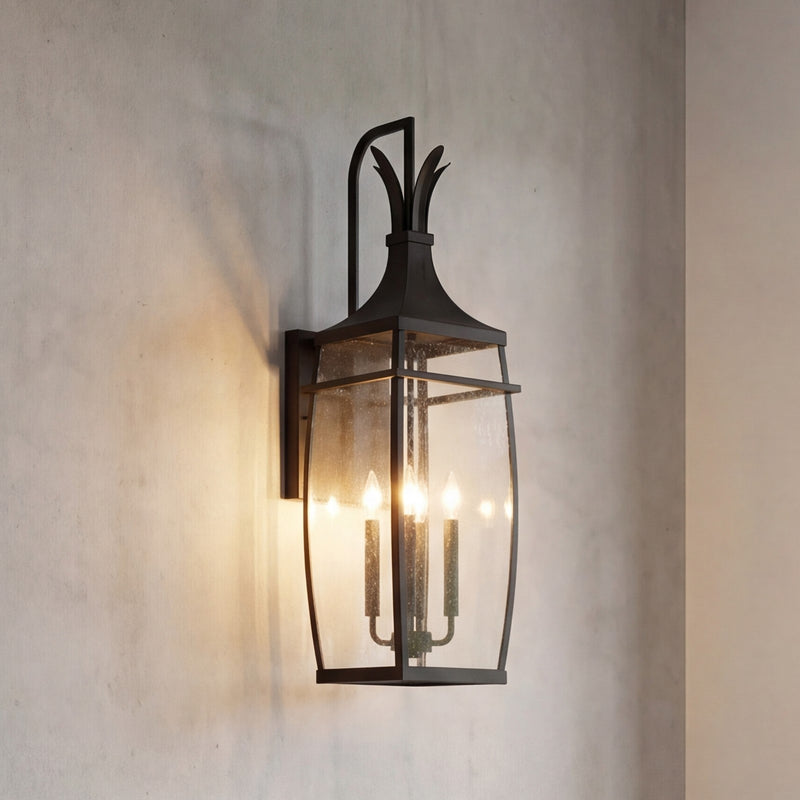 Savoy House Montpelier 1-Light Outdoor Wall Lantern, Matte Black - 5-768-BK