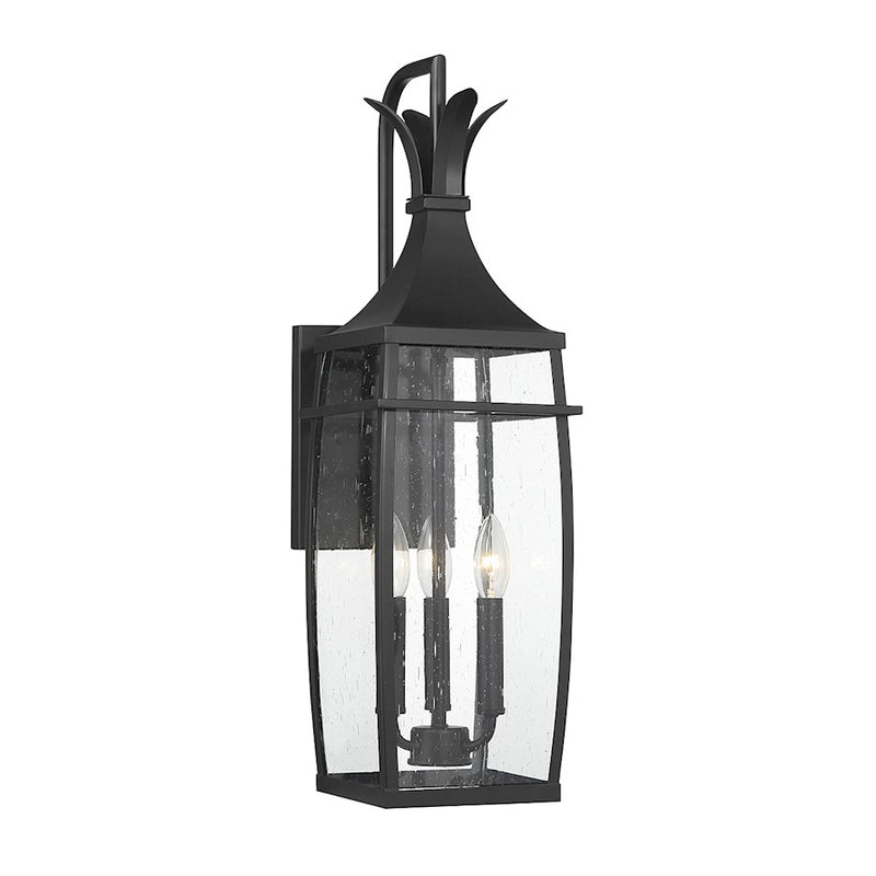 Savoy House Montpelier 1-Light Outdoor Wall Lantern, Matte Black - 5-768-BK