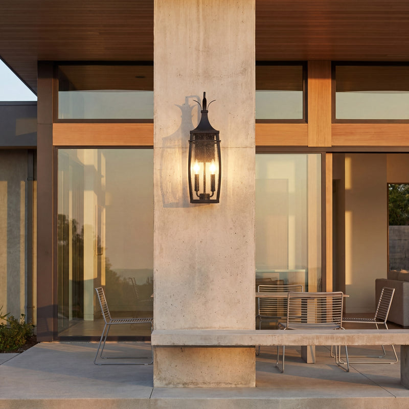 Savoy House Montpelier 1-Light Outdoor Wall Lantern, Matte Black - 5-768-BK