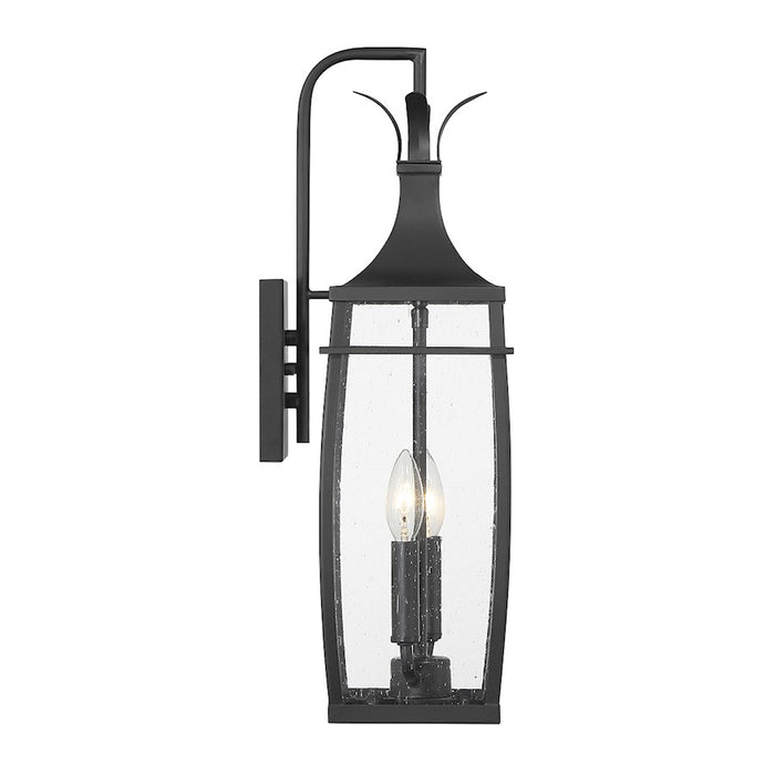 Savoy House Montpelier 2-Light Outdoor Wall Lantern, Matte Black