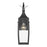 Savoy House Montpelier Outdoor Wall Lantern, Black/Clear