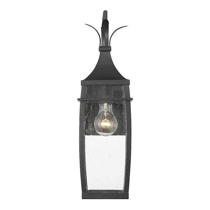 Savoy House Montpelier 1-Light Outdoor Wall Lantern, Matte Black