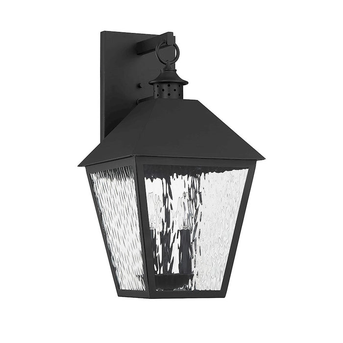 Savoy House Harrison 3 Light Outdoor Sconce, Matte Black