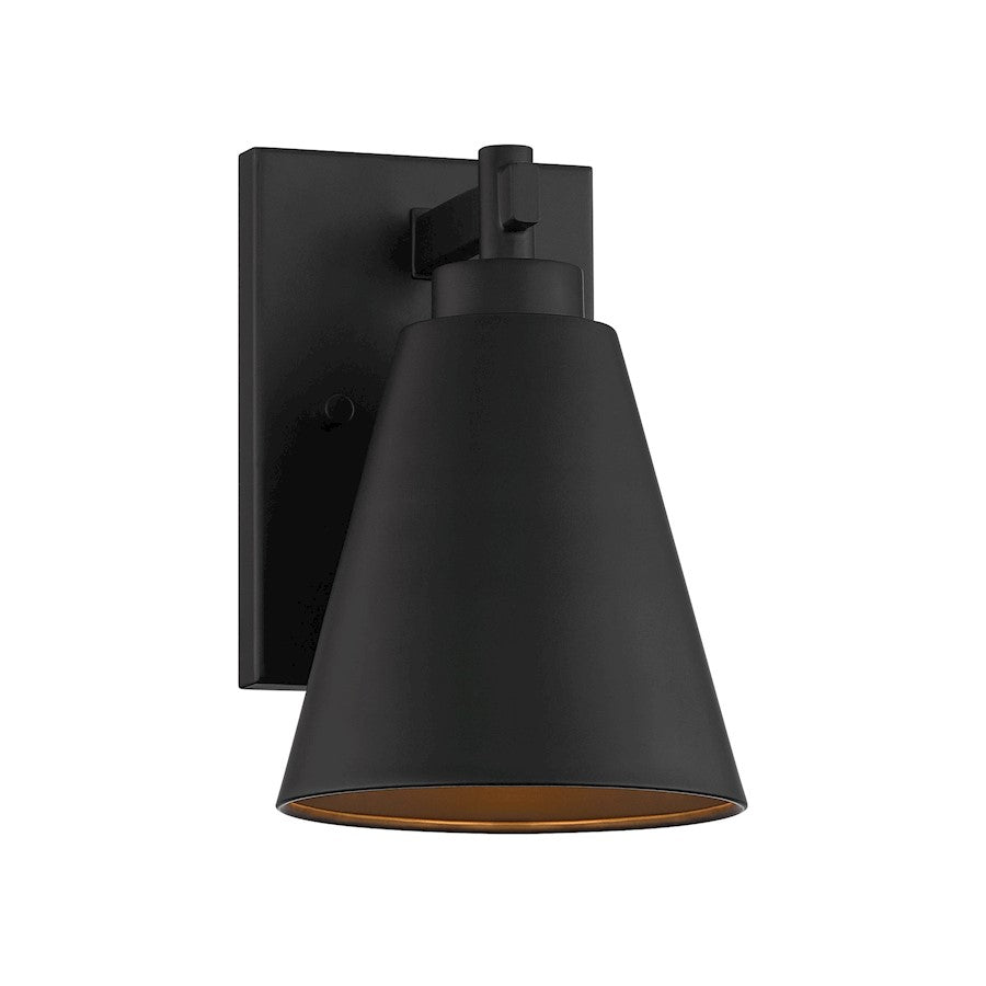 Savoy House Ryder 1 Light 9" Outdoor Wall Lantern, Matte Black - 5-805-DS-BK