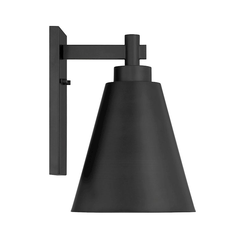 Savoy House Ryder 1 Light 15" Outdoor Wall Lantern, Matte Black