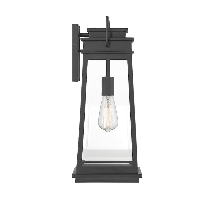 Savoy House Boone 1-Light 20" Outdoor Wall Lantern, Matte Black