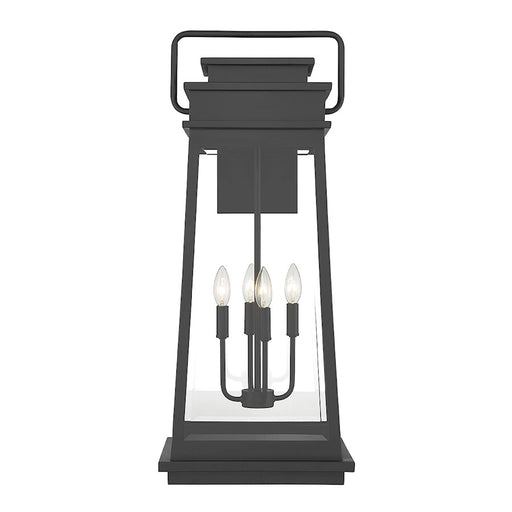 Savoy House Boone 4-Light Outdoor Wall Lantern, Matte Black