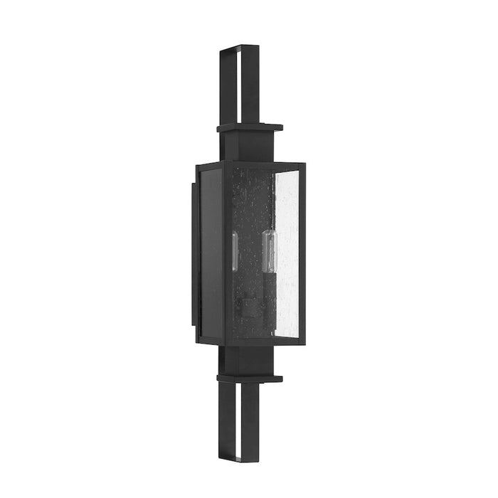 Savoy House Ascott 2-Light Outdoor Wall Lantern, Matte Black