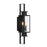 Savoy House Ascott 2 Light Outdoor Wall Lantern, Black/Clear Seeded