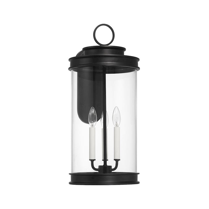 Savoy House Englewood 3-Light 24" Outdoor Wall Lantern, Matte Black