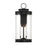 Savoy House Englewood 3 Light 24" Outdoor Wall Lantern, Black/Clear