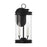 Savoy House Englewood 2 Light Outdoor Wall Lantern, Black/Clear