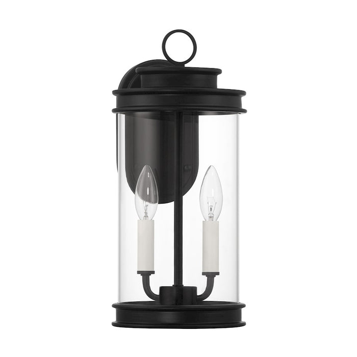 Savoy House Englewood 2-Light Outdoor Wall Lantern, Matte Black