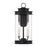 Savoy House Englewood 2 Light Outdoor Wall Lantern, Black/Clear