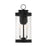 Savoy House Englewood 3 Light 19" Outdoor Wall Lantern, Black/Clear