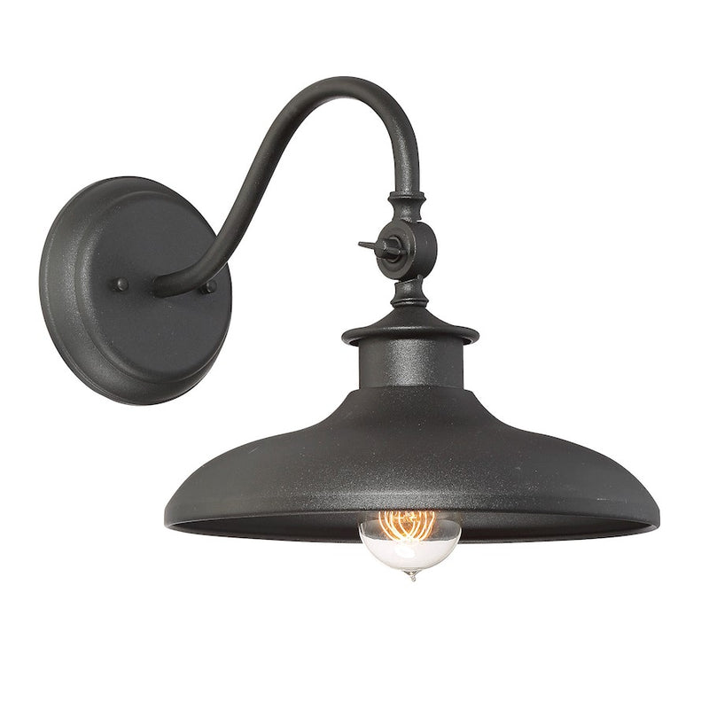 Savoy House Raleigh 1-Light Outdoor Wall Lantern, Black
