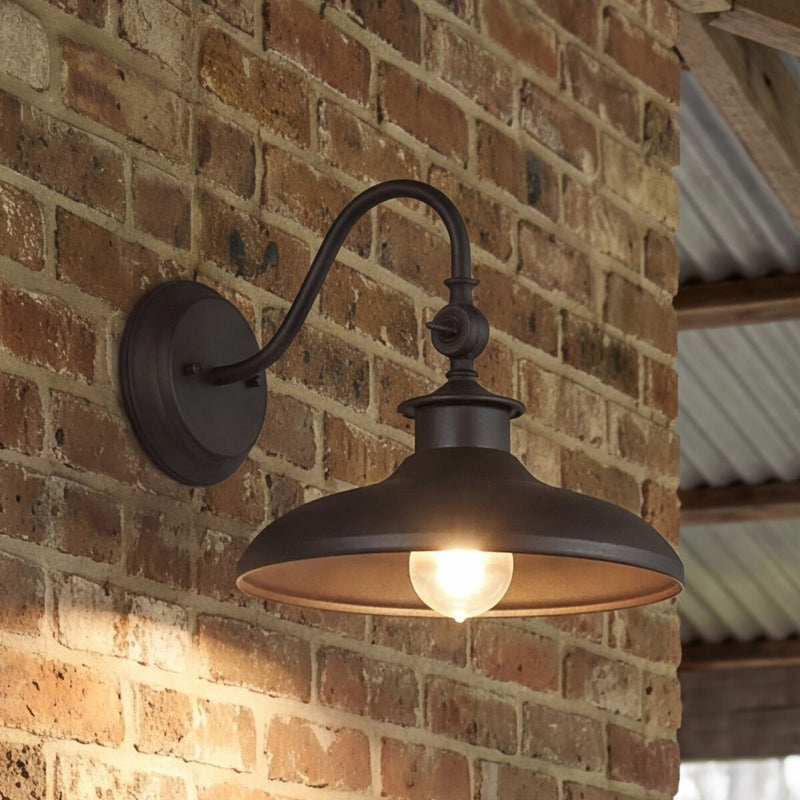 Savoy House Raleigh 1-Light Outdoor Wall Lantern, Black