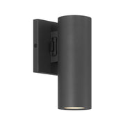 Savoy House Lighting Assets Kelley 8" Outdoor Wall, Black - 5-CYL-1-5CCT-BK