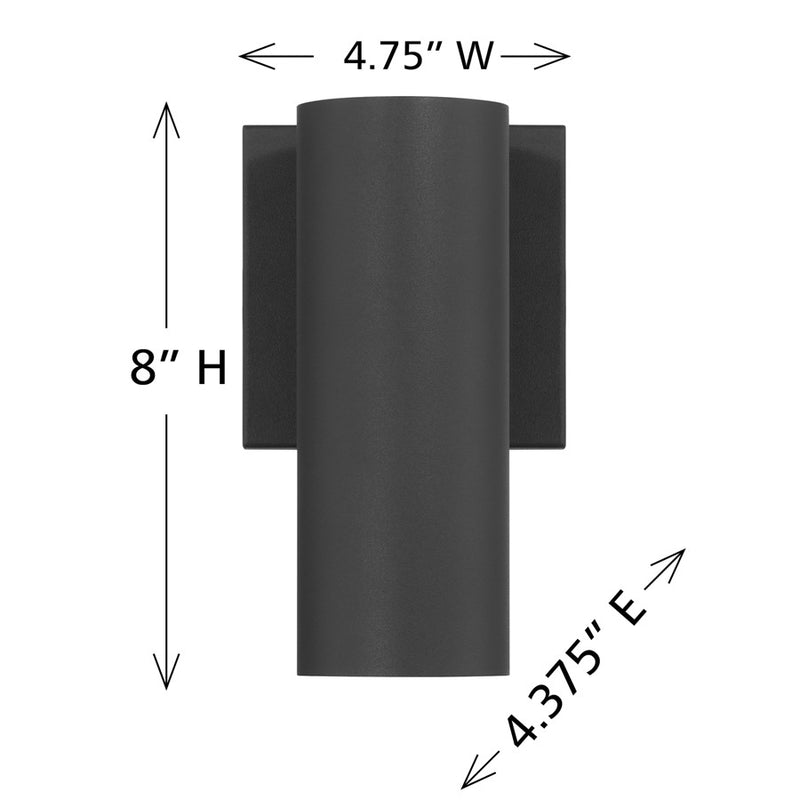 Savoy House Lighting Assets Kelley 8" Outdoor Wall, Black