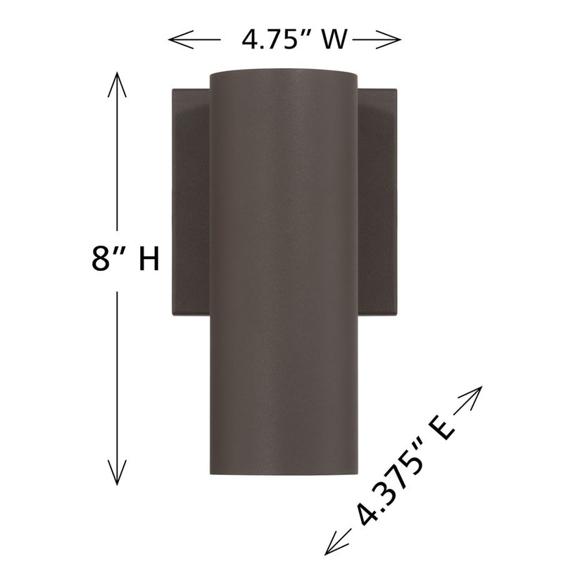 Savoy House Lighting Assets Kelley 8" Outdoor Wall, Bronze