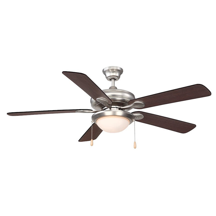 Savoy House Sierra Madres 1-Light Ceiling Fan, Satin Nickel - 52-CDC-5RV-SN