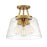 Savoy House Calhoun 3-Light Ceiling Light, Warm Brass