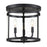 Savoy House Penrose 3-Light Ceiling Light, Black