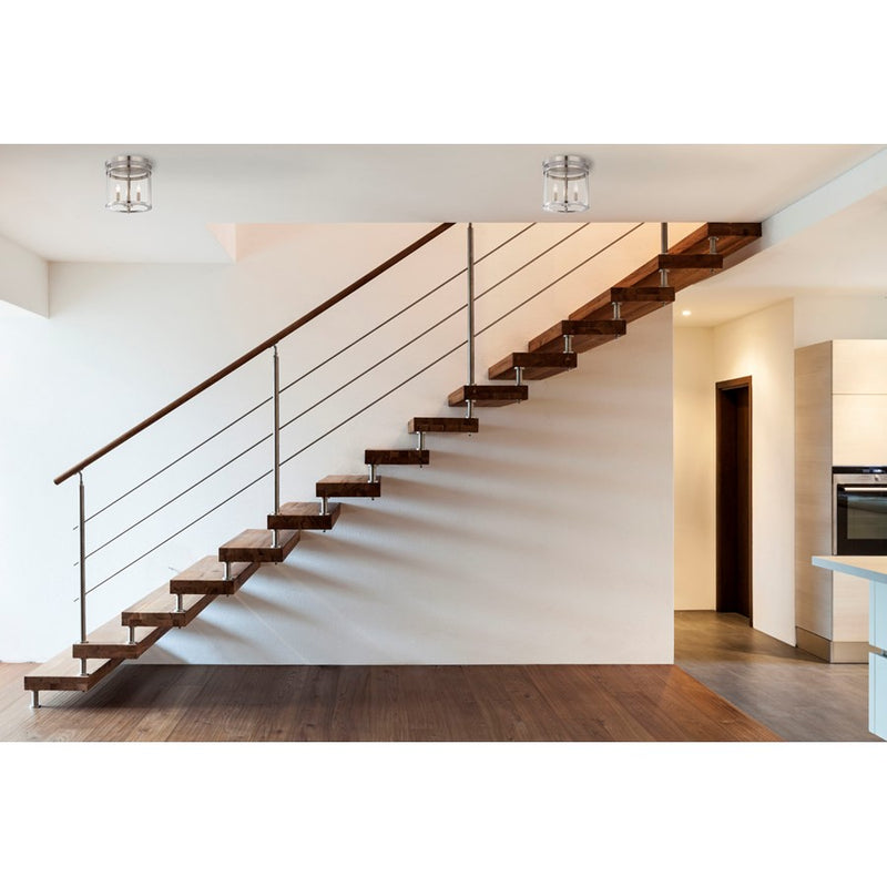 Savoy House Penrose 3-Light Ceiling Light, Satin Nickel