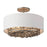 Savoy House Cameo 4Lt Conv Semi-Flush/Pendant, Campagne Luxe - 6-1067-4-10