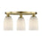 Savoy House Essentials Baldwin 3Lt Flush Mount, Noble Brass - 6-1247-3-127
