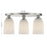 Savoy House Essentials Baldwin 3Lt Flush Mount, Satin Nickel